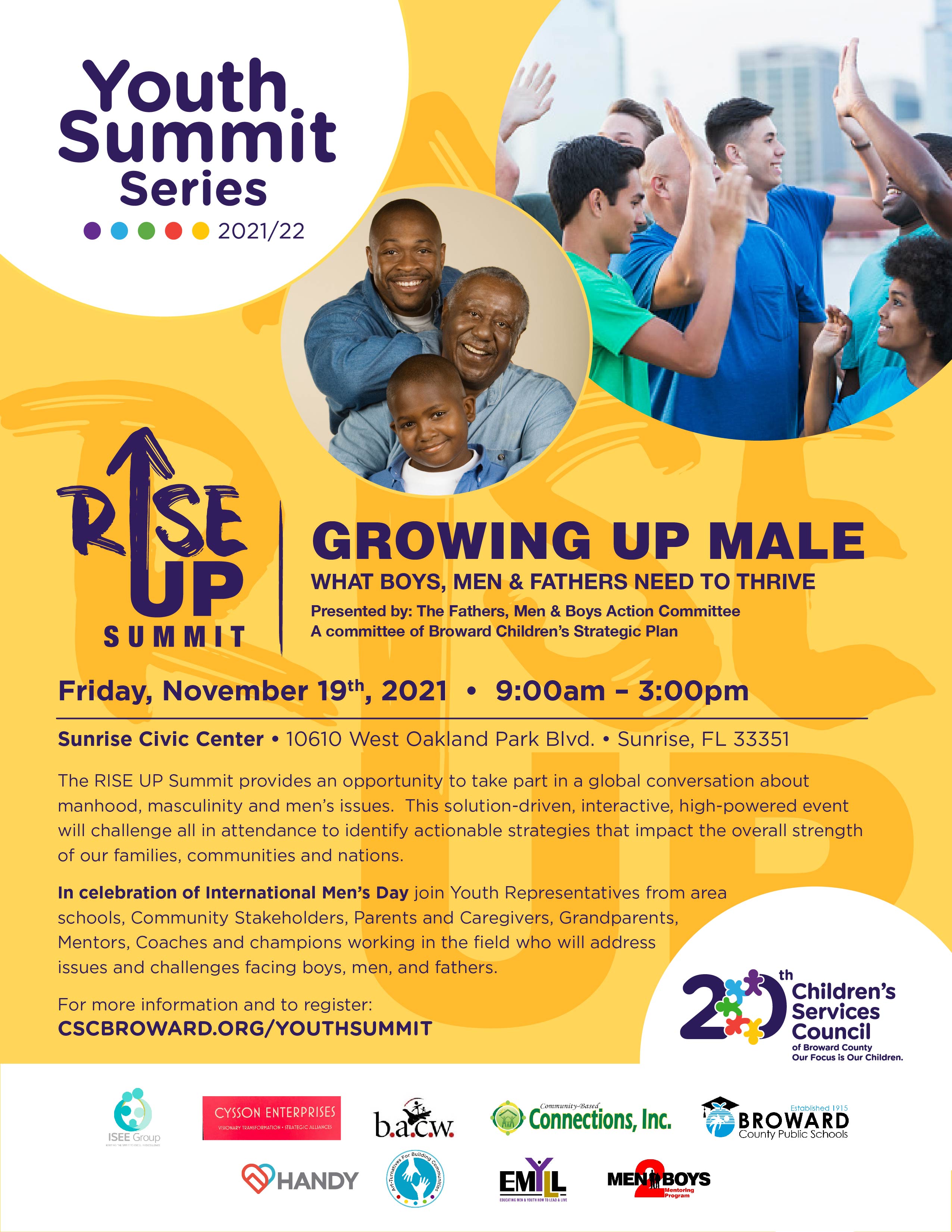 Rise Up Growing Up Male Children's Services Council of Broward County